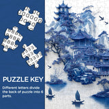 Blue Serenity Jigsaw Puzzle 1000 Pieces