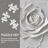 White Whirl Jigsaw Puzzle 1000 Pieces