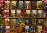 Elegante puzzle con cani con fiori, 1000 pezzi