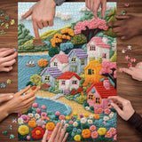 Puzzle colorato romantico da 1000 pezzi