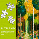 Stilvolles Blumenhunde-Puzzle 1000 Teile