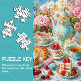 Puzzle élégant de chiens de fleurs 1000 pièces