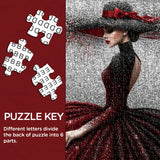 Stilvolles Blumenhunde-Puzzle 1000 Teile