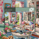 Salon chaud puzzle 1000 pièces 1000 pièces