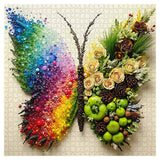 Botanical Butterfly Jigsaw Puzzle 1000 Pieces