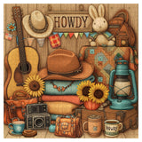 Cowboy's Camp Jigsaw Puzzle 1000 Pieces