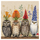 Flower Crown Owls Jigsaw Puzzle 1000 Pieces