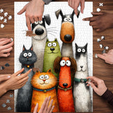 Funny Pets  Jigsaw Puzzle 1000 Pieces