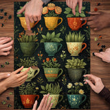 Plant-Loaded Cups Jigsaw Puzzle 1000 Pieces