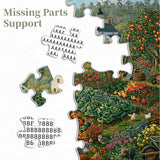 Fruitful Yard Jigsaw Puzzle 1000 Pieces