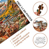 Elegante puzzle con cani con fiori, 1000 pezzi