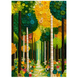 Stilvolles Blumenhunde-Puzzle 1000 Teile