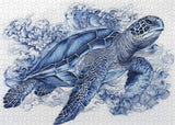 Blue Wave Turtle Jigsaw Puzzles 1000 Pieces