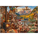 Elegante puzzle con cani con fiori, 1000 pezzi