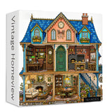 Stilvolles Blumenhunde-Puzzle 1000 Teile