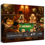 Elegante puzzle con cani con fiori, 1000 pezzi