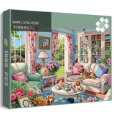 Salon chaud puzzle 1000 pièces 1000 pièces