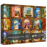 Elegante puzzle con cani con fiori, 1000 pezzi