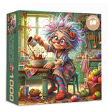 Puzzle patchwork floral 1000 pièces