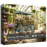 Puzzle élégant de chiens de fleurs 1000 pièces