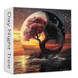 Day Night Tree Jigsaw Puzzle 1000 Pieces