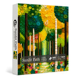 Stilvolles Blumenhunde-Puzzle 1000 Teile