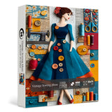 Puzzle Muse del cucito vintage 1000 pezzi
