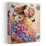 Elegante puzzle con cani con fiori, 1000 pezzi