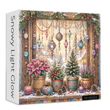 Stilvolles Blumenhunde-Puzzle 1000 Teile