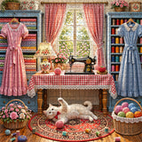 Sewing Cottage Jigsaw Puzzle 1000 Pieces