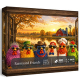 Kristallfedern Vogelpuzzle 1000 Stücke