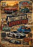 Route 66 Car Adventure Jigsaw Puzzle 1000 Pieces