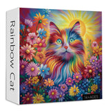 Rainbow Cat Jigsaw Puzzle 1000 Pieces