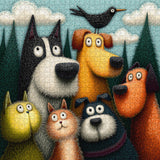 Puzzle degli amici pelosi 1000 pezzi