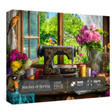 Stitches of Spring Jigsaw Puzzle 1000 Pieces