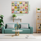 Stilvolles Blumenhunde-Puzzle 1000 Teile