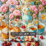 Puzzle élégant de chiens de fleurs 1000 pièces
