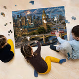Elegante puzzle con cani con fiori, 1000 pezzi