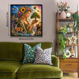Stilvolles Blumenhunde-Puzzle 1000 Teile