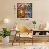 Elegante puzzle con cani con fiori, 1000 pezzi