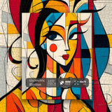 Rompecabezas vintage de musa de costura, 1000 piezas