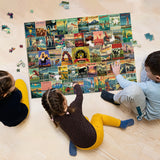 Die Giraffe Family Jigsaw Rätsel 1000 Stück