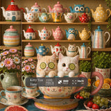 Kitty Tea Time Jigsaw Puzzle 1000 Pieces