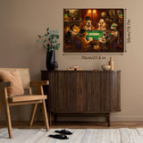 Elegante puzzle con cani con fiori, 1000 pezzi
