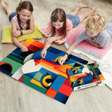 Geometric Cat Art Jigsaw Puzzle 1000 Pieces