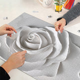 White Whirl Jigsaw Puzzle 1000 Pieces