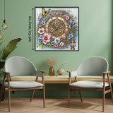 Stilvolles Blumenhunde-Puzzle 1000 Teile