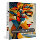 Schwarzes Gold Rosenprozzel Puzzle 1000 Stücke