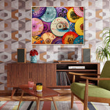 Elegante puzzle con cani con fiori, 1000 pezzi
