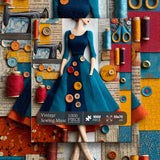 Puzzle Muse del cucito vintage 1000 pezzi